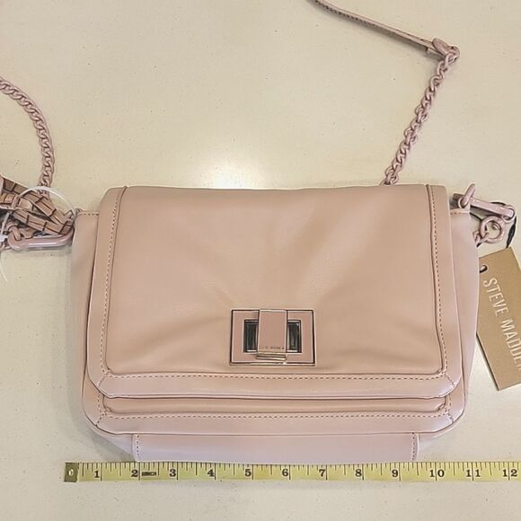 Steve Madden Blush Pink B Trixy Crossbody Bag Purse - Picture 12 of 13